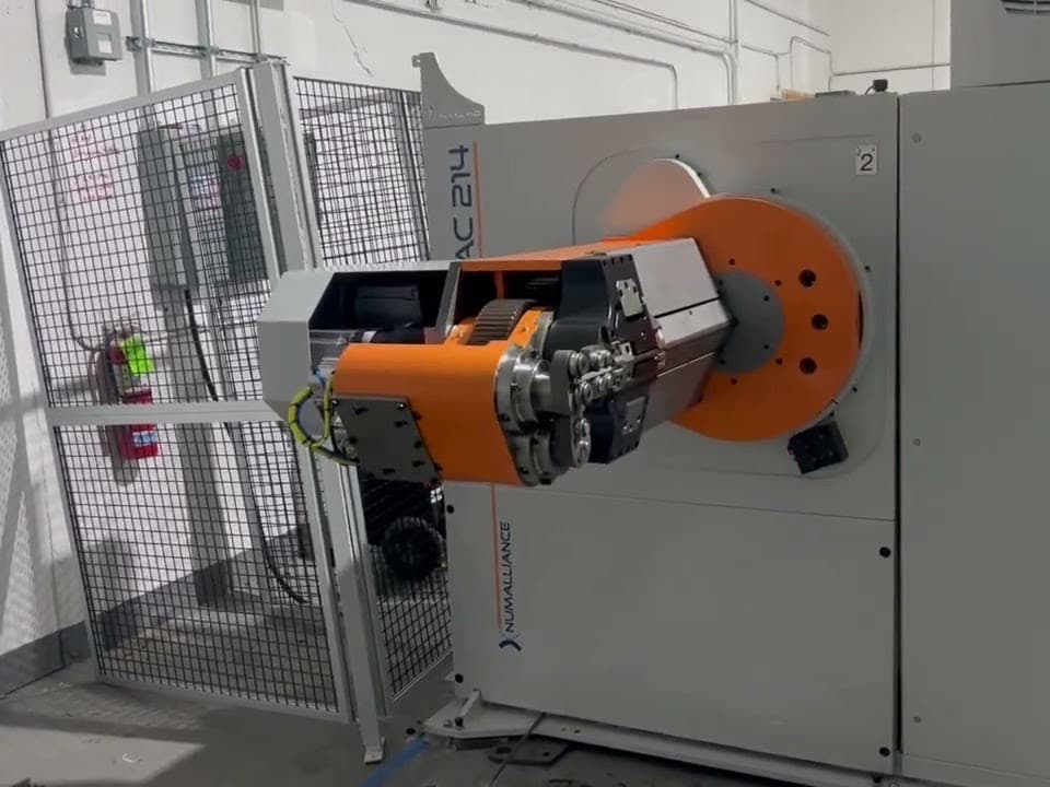 Numalliance Robomac 214TF on the shop floor